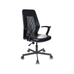 Кресло Easy Chair VBEChair-225 PTW кожзам, черный, сетка черная 794291