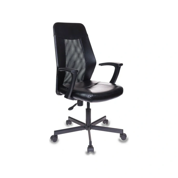 Кресло Easy Chair VBEChair-225 PTW кожзам, черный, сетка черная 794291