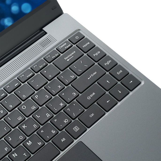 Ноутбук IRU Tactio 14RLH Ryzen 5 Pro 5675U 8Gb SSD256Gb AMD Radeon Graphics 14" IPS FHD (1920x1080) FreeDOS grey WiFi BT Cam 4000mAh (2058867)