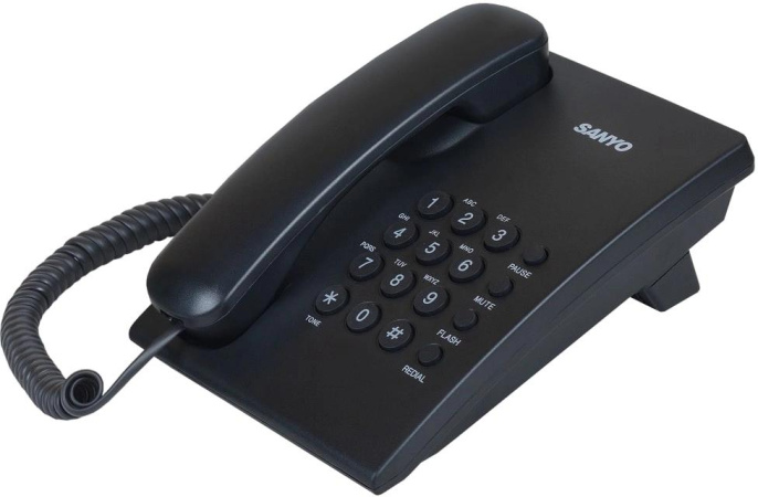 Проводной телефон Sanyo RA-S204B, черный