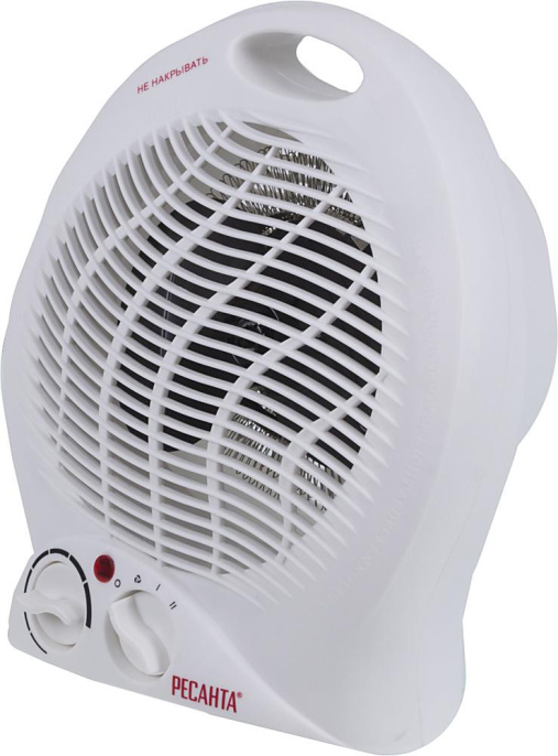 Тепловентилятор Ресанта ТВС-2,  2000Вт,  с термостатом, 2 режима, белый [67/2/2]