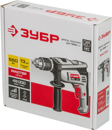 Дрель ударная Зубр ДУ-550 ЭР 550Вт патрон:кулачковый реверс