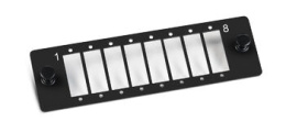 Cabeus FO-FP-8SC-D-BK Адаптерная панель на 8 SC duplex, цвет черный