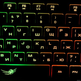 Dialog Gan-Kata Клавиатура KGK-17U BLACK - игровая с RGB-подсветкой, USB, черная