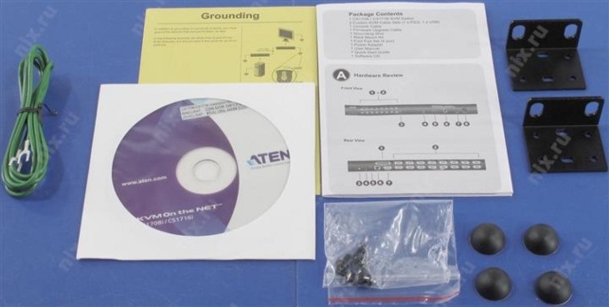 Переключатель электронный, 16 портов PS2/USB, доступ по IP/ 16 PORT PS/2-USB KVMP SWITCH ON THE NET CS1716I