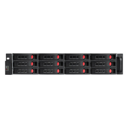 Серверная платформа ExeGate Pro 2U660-HS12 <RM 19", высота 2U, глубина 660, Redundant БП 2x550W, 12xHotSwap> EX294275RUS
