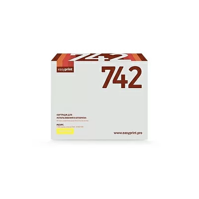Easyprint CE742A Картридж (LH-742) для HP CLJ CP5225/5225n/5225dn (7300 стр.) желтый, с чипом, восст.