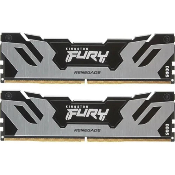 Kingston 96GB 6000MT/s DDR5 CL32 DIMM Kit of 2 FURY Renegade Silver XMP KF560C32RSK2-96