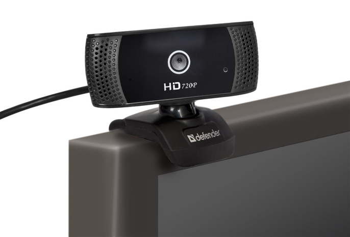 Веб-камера Defender G-lens 2597 HD720P, 2МП, автофокус, автослежение, 63197