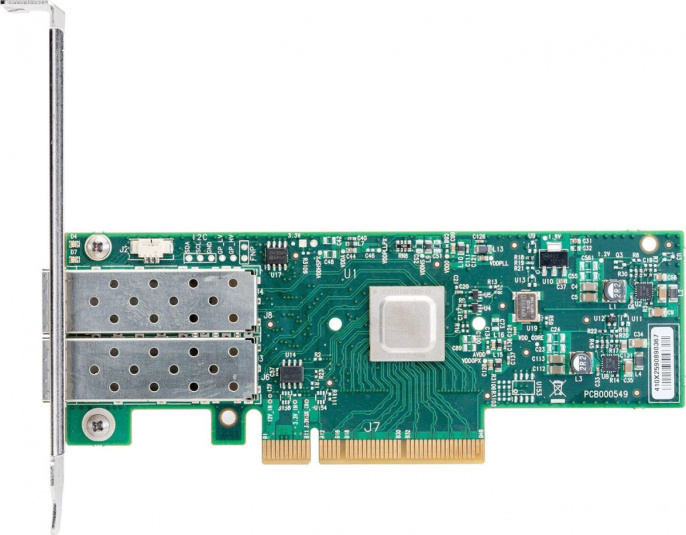 Сетевая карта ConnectX-4 Lx EN network interface card, 25GbE dual-port SFP28, PCIe3.0 x8, tall bracket, ROHS R6 (MCX4121A-ACAT)