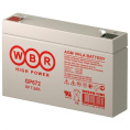 WBR Батарея GP672 6V/7,2Ah
