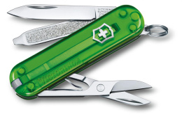 Складной нож Victorinox Classic SD Green Tea, функций: 7, 58мм, коробка подарочная [0.6223.t41g]