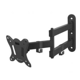 Кронштейн ONKRON NP15 для телевизора 10"-32" наклонно-поворотный, чёрный 4603728441238