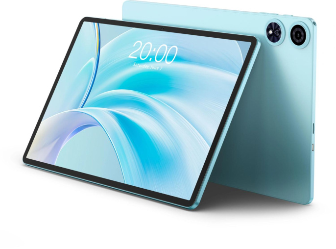 10.92" Планшет TECLAST P50 Case 4/128 GB T606 Wi-Fi, 1280 x 800, 90Гц, Android 15, с чехлом и клавиатурой, голубой