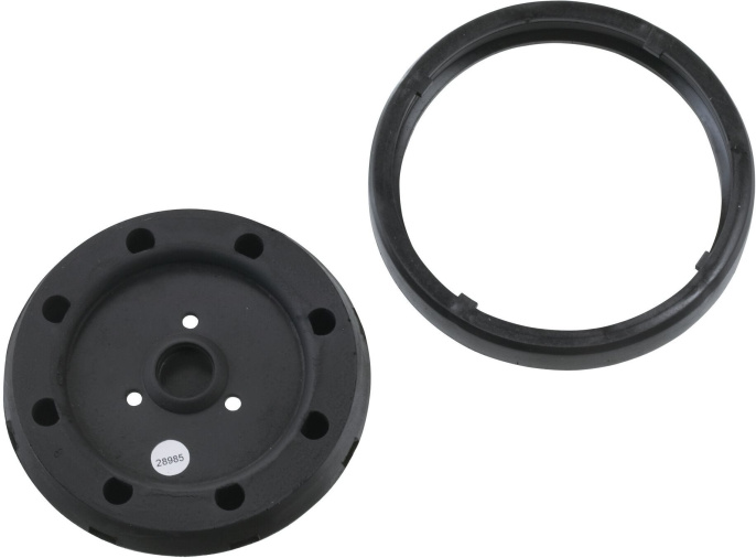 Шлифовальная подошва Milwaukee 150 мм 4932430145 для ROS 150 E, диаметр: 150 мм, количество отверстий: 6 шт, перфорация