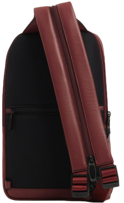 Рюкзак слинг Piquadro Russel CA6764W137/CU красное дерево кожа