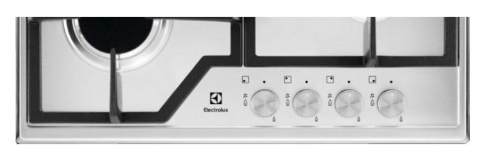 Газовая варочная панель Electrolux KGS6426SX,  4 конфорки,  нержавеющая сталь,  серебристый
