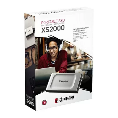 Внешний SSD диск KINGSTON SXS2000/4000G 4000Gb SXS2000 Type-C, до 2000 МБ/с (чтение), 2000 МБ/с (запись)