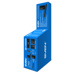 Саундбар Bluetooth Sven SB-2400DD,  1.1,  черный [sv-022242]