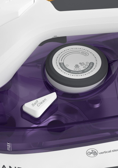 Утюг Candy CI-105,  с паровым ударом,  2800Вт,  с автоотключением,  фиолетовый