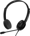 RAPOO Гарнитура проводная H102, цвет - черный 12463
