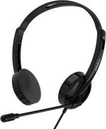 RAPOO Гарнитура проводная H102, цвет - черный 12463