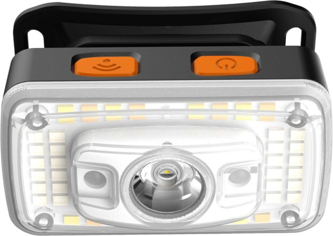 Фонарь налобный аккумуляторный MaxPiler MHF-03 (300/150 Лм, LED SMD, 55*, 7 реж, 3-24 ч, сенсор)