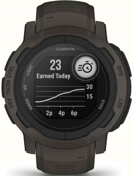 Смарт-часы Garmin Instinct 2 45мм 0.9" LCD корп.темно-серый рем.темно-серый разм.брасл.:22мм 010-02626-00