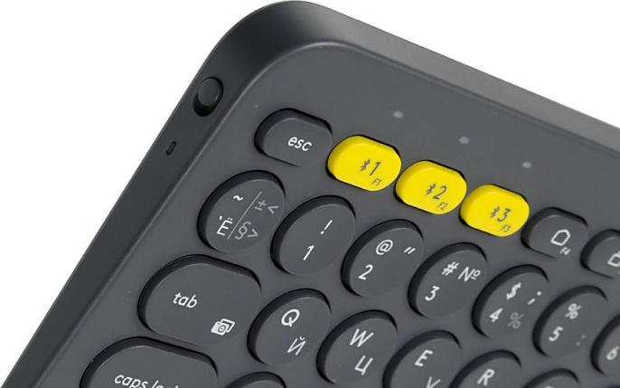 Клавиатура беспроводная Logitech K380 DARK GREY, Multi-Device, Bluetooth Classic 3.0 , 2 батарейки типа ААА
