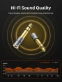 Аудиоадаптер CABLETIME CPA3G (CT-6M3F-AG) 6,3 мм на 3,5 мм