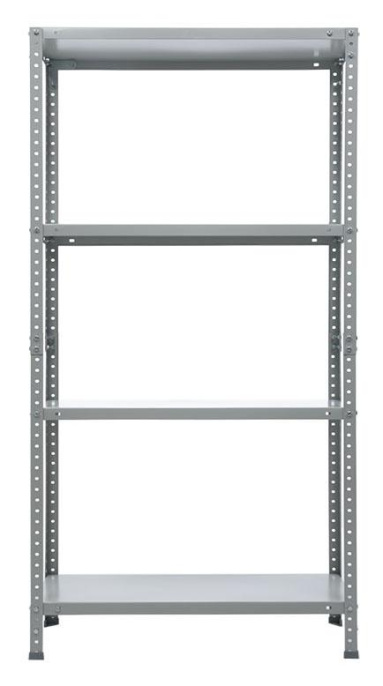 Стеллаж ПРАКТИК ES 150KD металл, 1450x750x300мм серый [s24099033402]