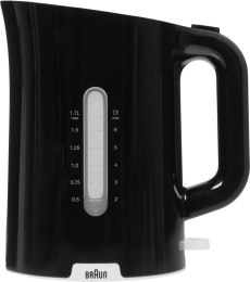 Чайник электрический Braun WK1100BK 1.7л. 2200Вт черный корпус: пластик