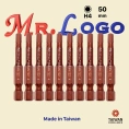 Бита для шуруповерта магнитная H4, 50 мм, сталь - S2 Mr.Logo A050H4-10