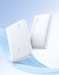 Внешний аккумулятор Baseus P1008210C213-00 EnerFill FP11 10000mAh 15W Moon White (Includes Simple Type-C to Type-C Cable 20V/3A 30cm) PPAP-1015-2
