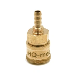 Соединение быстросъемное пневматическое HQ-SH7 «мама»-елочка 8 мм (латунь) HQ-mech УТ000002463