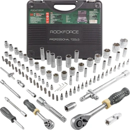 Набор торцевых головок и вставок Rockforce 1/2, 1/4DR 6-гранных 94 предмета RF-4941-5 4281 (RF-4941-5(4281))