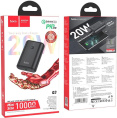 Мобильный аккумулятор Hoco Q3 Mayflower 10000mAh 3A черный PD20W+QC3.0 42896