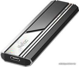 Внешний накопитель Netac ZX10 500GB NT01ZX10-500G-32BK SSD, USB 3.2 Gen2 10 Гбит/с , металл, цвет черный