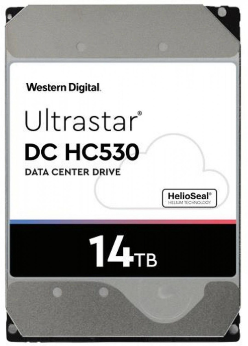 Жесткий диск WD Ultrastar DC HC530 WUH721414ALE6L4, 14ТБ, HDD, SATA III, 3.5" [0f31284]