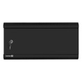 Шкаф телекоммуникационный 19" настенный 4U ExeGate EC-WM-4U.600.M.BLACK 19”, 4U, 600x600x280mm ШхГхВ , передняя дверь металл, съемные боковые панели, пыле- и влагозащита IP23, черный RAL 9004 EX300264RUS