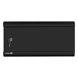 Шкаф телекоммуникационный 19" настенный 4U ExeGate EC-WM-4U.600.M.BLACK 19”, 4U, 600x600x280mm ШхГхВ , передняя дверь металл, съемные боковые панели, пыле- и влагозащита IP23, черный RAL 9004 EX300264RUS