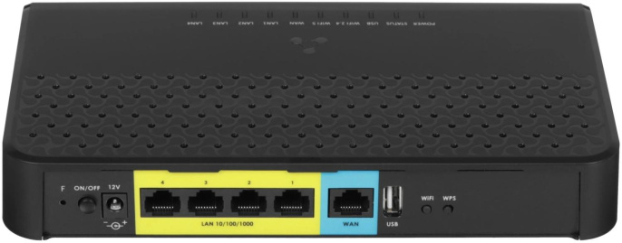 Маршрутизатор Eltex RG-1520G-Wax AX1800 10/100/1000BASE-T черный