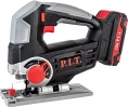 Электролобзик P.I.T. PST20H-80A/2 рукоятка-скоба, питание: аккумулятор, 20 В, глубина пропила: 80 мм дерево , 4 мм сталь , 0-2400 об/мин, ход пилки: 25 мм, крепление пильного полотна: быстрозажимное, маятниковый ход, 2акб 2Ач, ЗУ, кейс