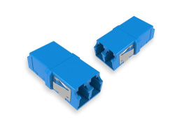 Адаптер LC Duplex, Senior/Senior, SC-Simplex footprint, без фланца, синий 480023