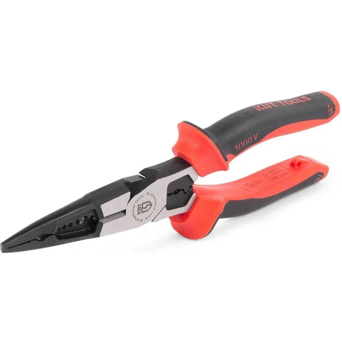 Многофункциональные диэлектрические длинногубцы КВТ Стандарт 200 мм 87298