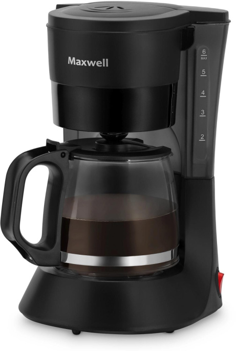 Кофеварка Maxwell MW-1650, капельная, черный