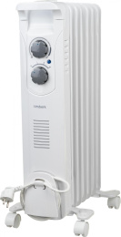 Радиатор масляный Timberk TOR 21.1507 BC 1500Вт белый