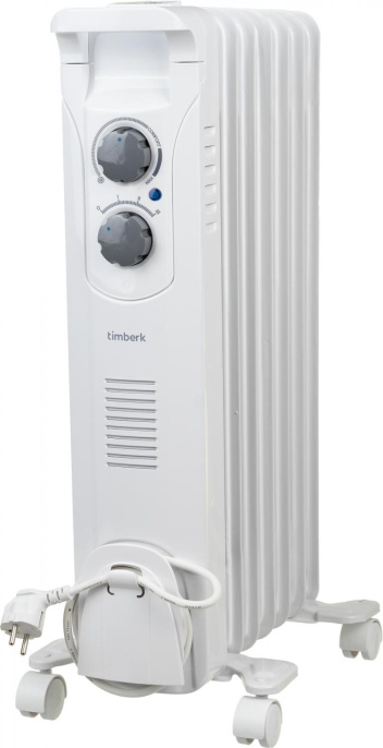 Радиатор масляный Timberk TOR 21.1507 BC 1500Вт белый