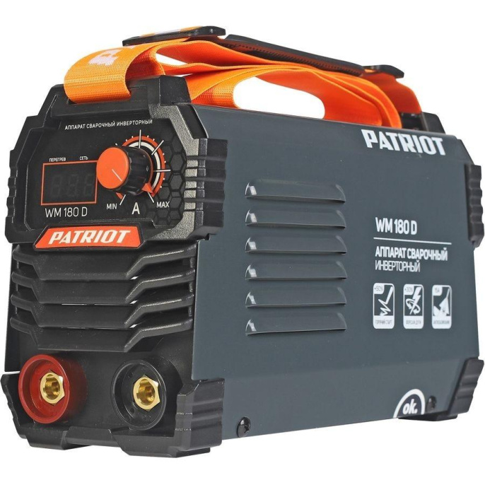 Сварочный аппарат Patriot WM180D,  инвертор [605302018]