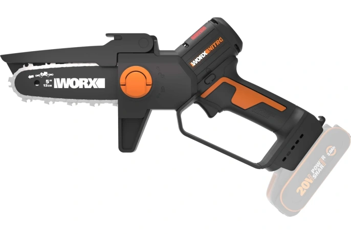 Аккумуляторная пила WORX бесщёточная , 20В, 12см, без АКБ и ЗУ WG325E.9